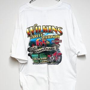 Vintage 2000 Harley Davidson Let Freedom Roar Wilkins 65th Anniversary Sz 2X
